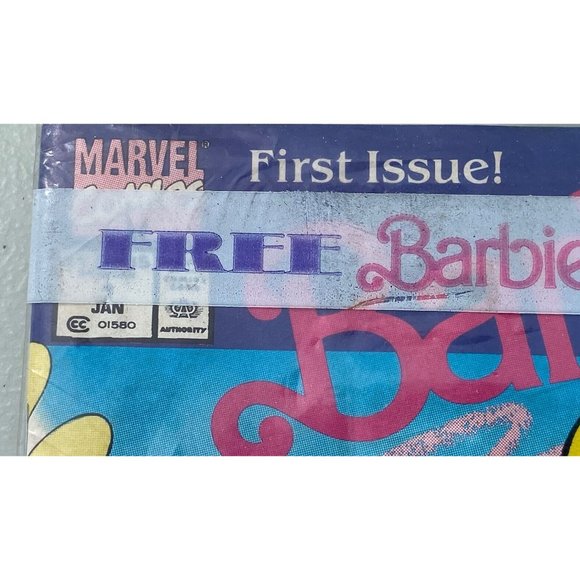 Barbie Fashion #1 polybag sealed with Pink Card Marvel 1991 - Picture 3 of 9
